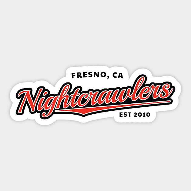 Fresno Nightcrawlers Sticker by Wild Hunt